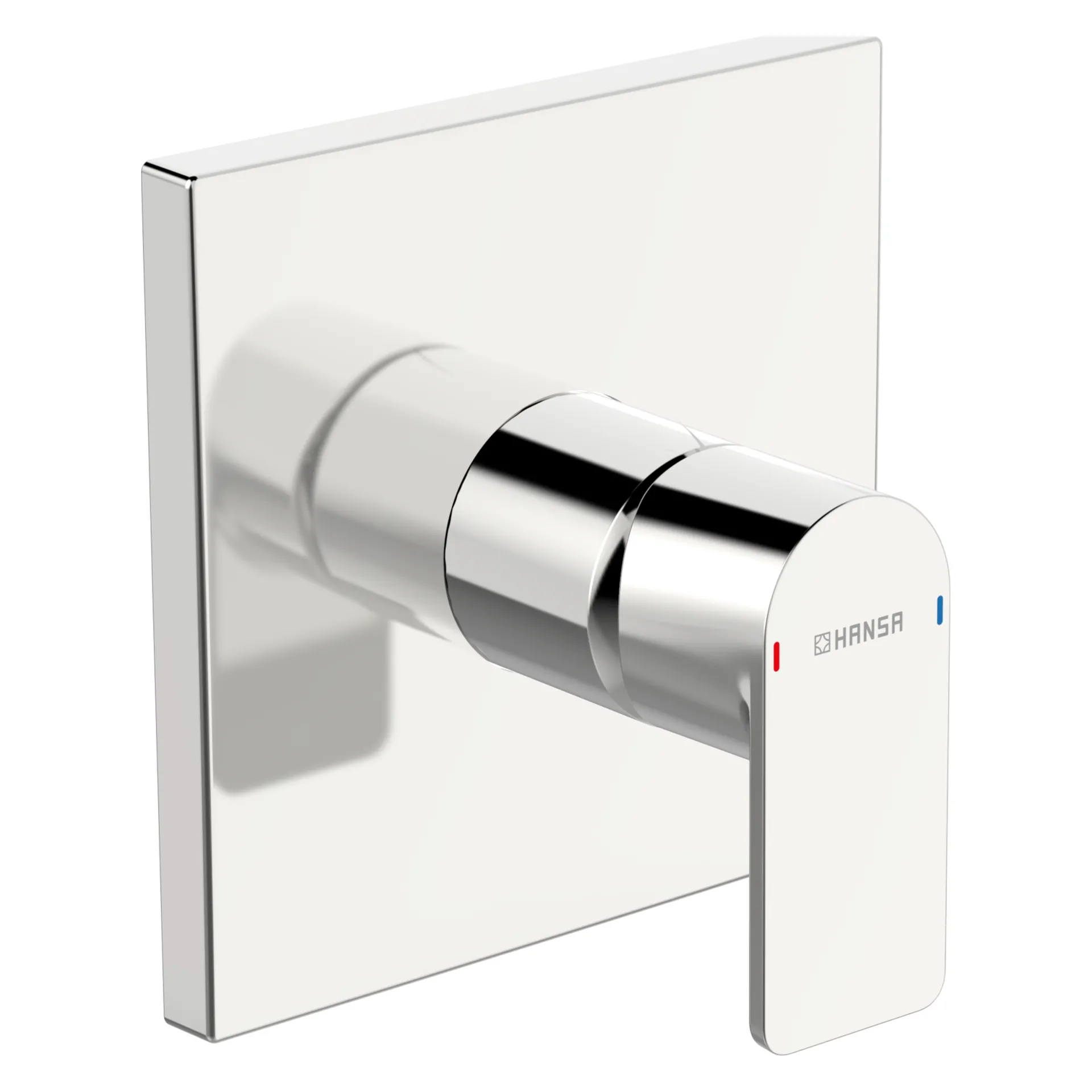 Einhebelmischer Fertigset für Brause-Batterie STELA 8785 Rosette eckig Chrom