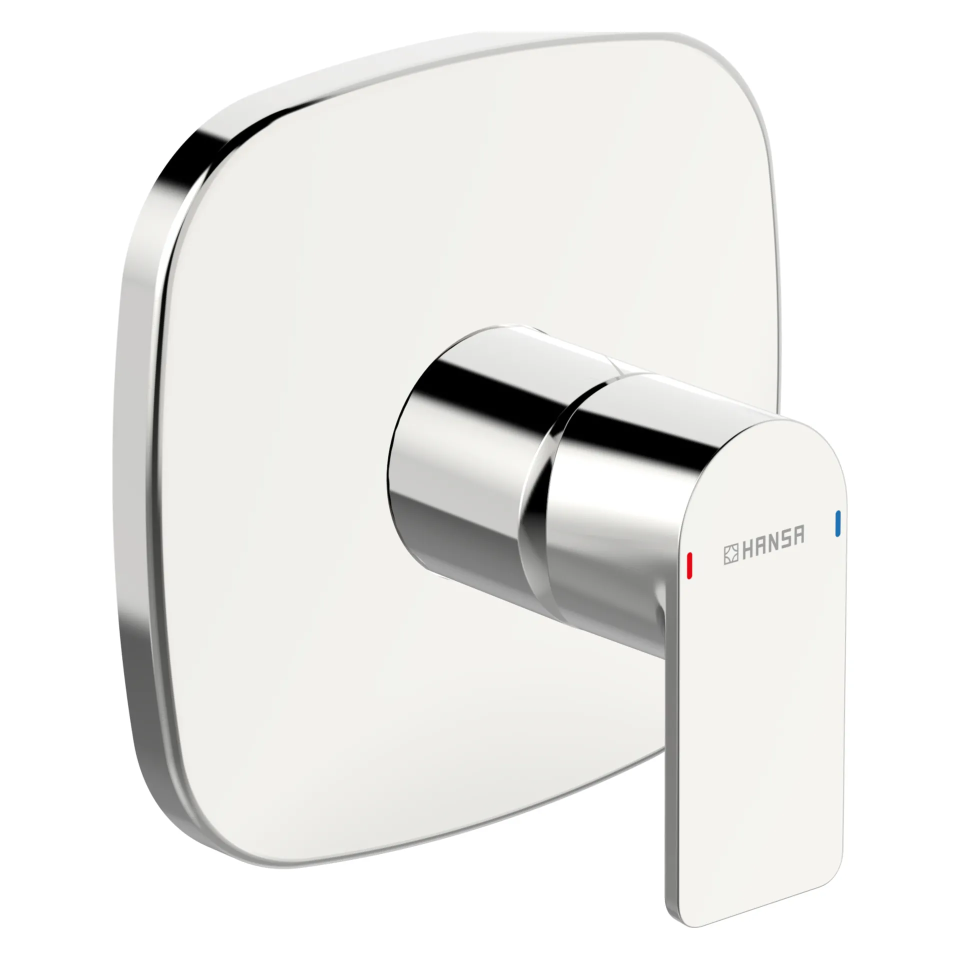 Einhebelmischer Fertigset für Brause-Batterie STELA 8785 Rosette soft edge Chrom