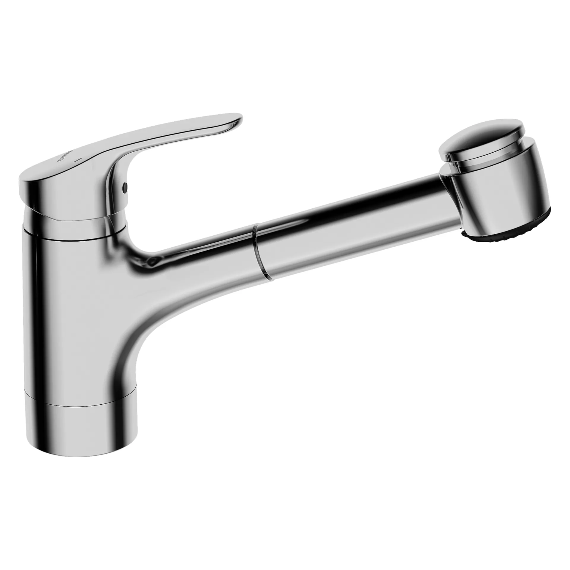 Hansa Einhand-Küchenarmatur Niederdruck „Mix“ Ausladung 235 mm in chrom