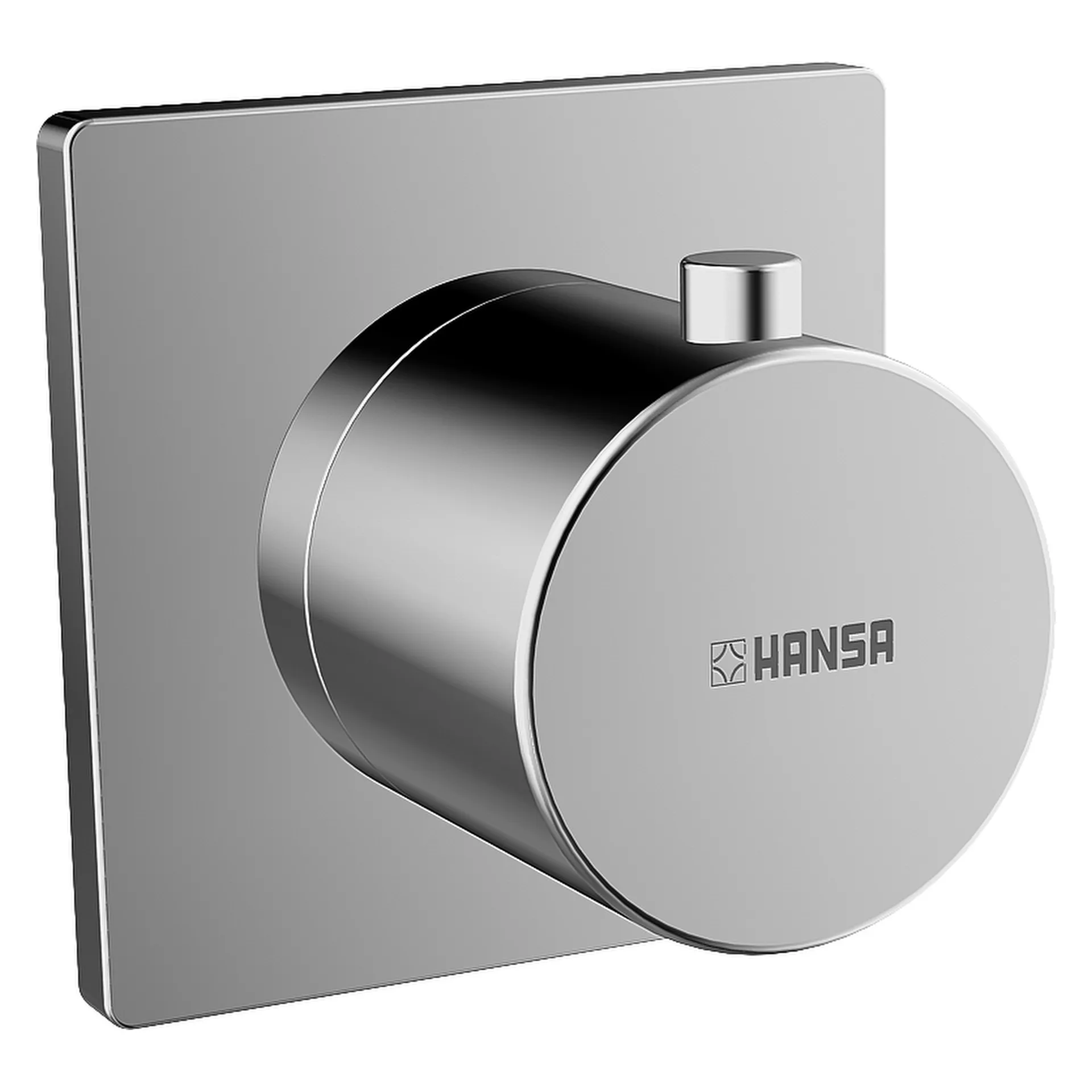 Deckelteil für Umsteller 0287 Rosette eckig Rosette rund Chrom