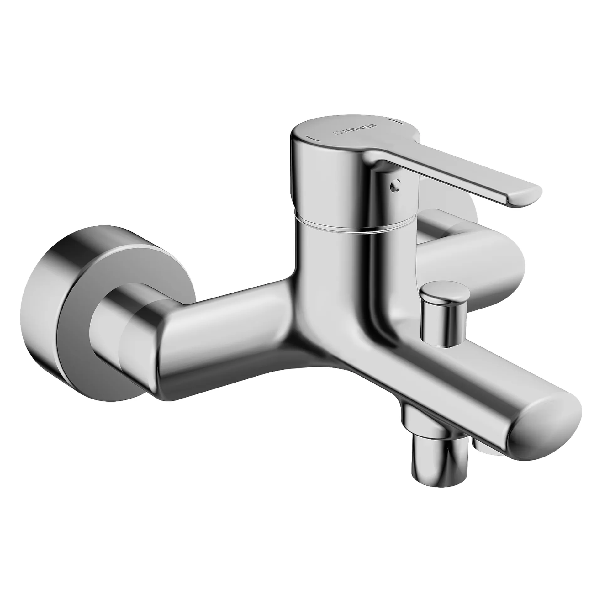 Einhand-Wannenarmatur „Ronda“ Ausladung 163 mm in Chrom