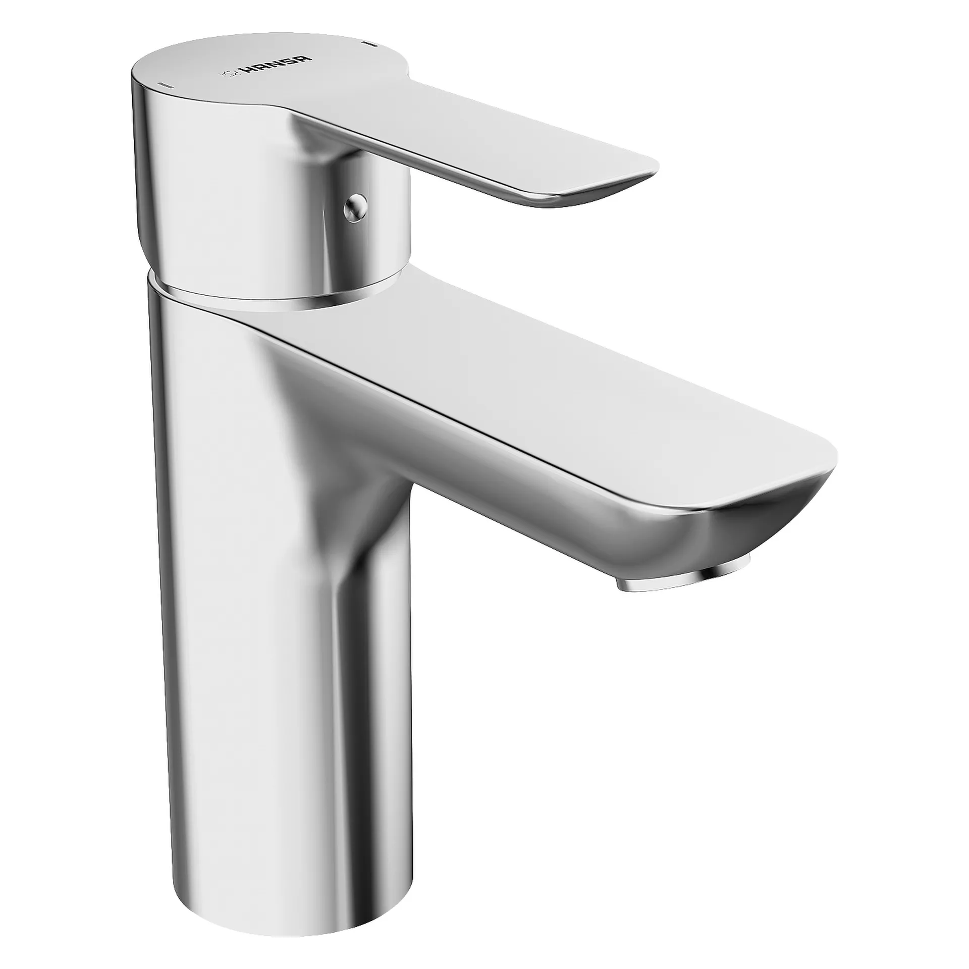 Einhand-Waschtischarmatur „Ligna“ Ausladung 108 mm in Chrom