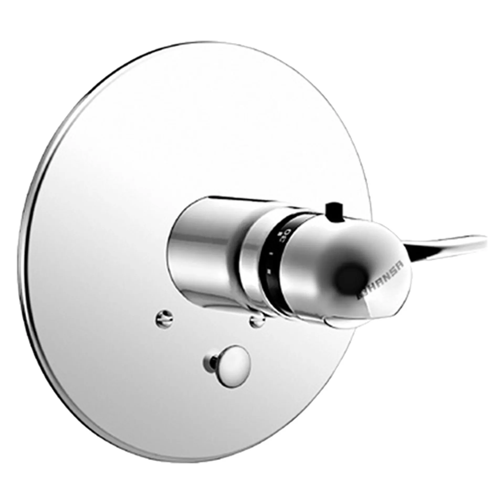 Fertigmontageset für Wanne/Brause 0862 Rosette rund Chrom