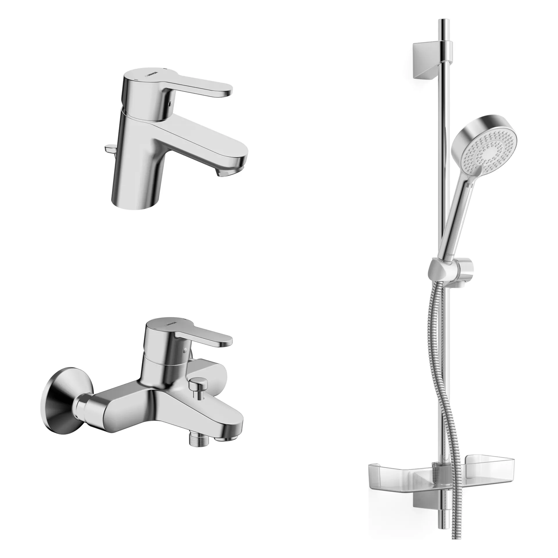 Hansa Armaturen Paket „Primo“ in chrom