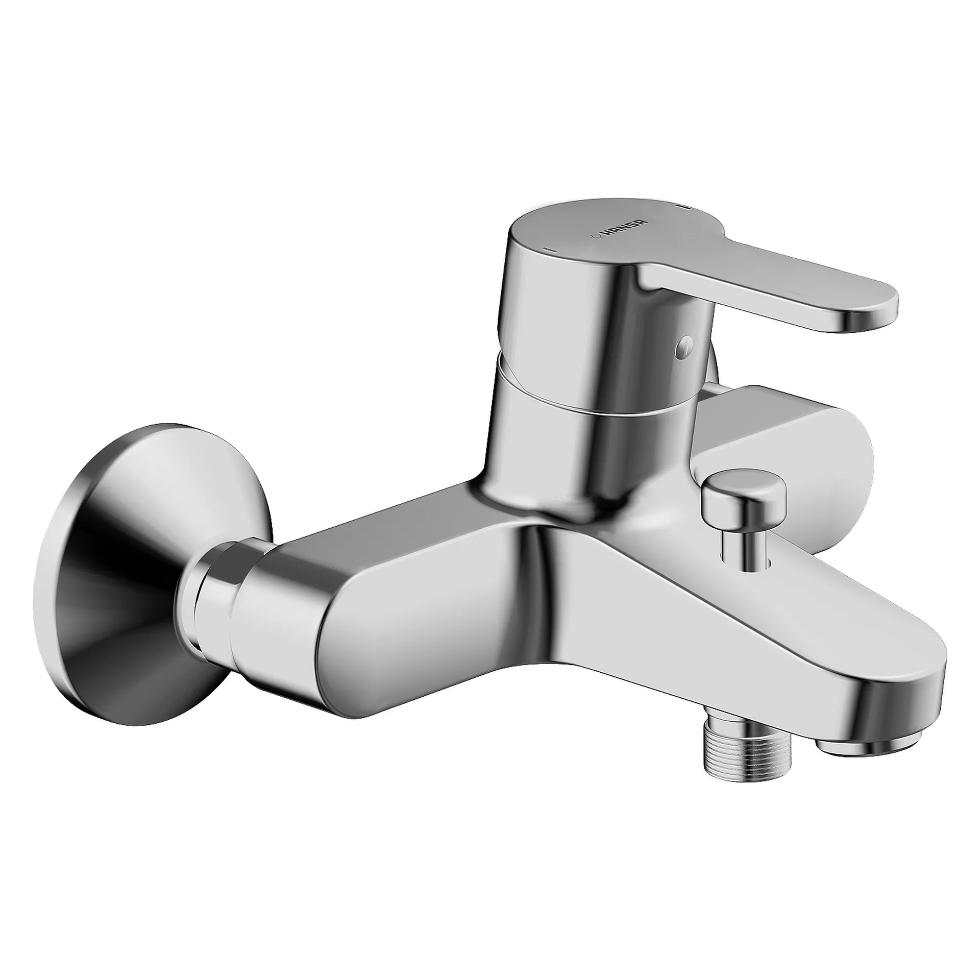 Einhand-Wannenarmatur „Primo“ Ausladung 155 mm in Chrom