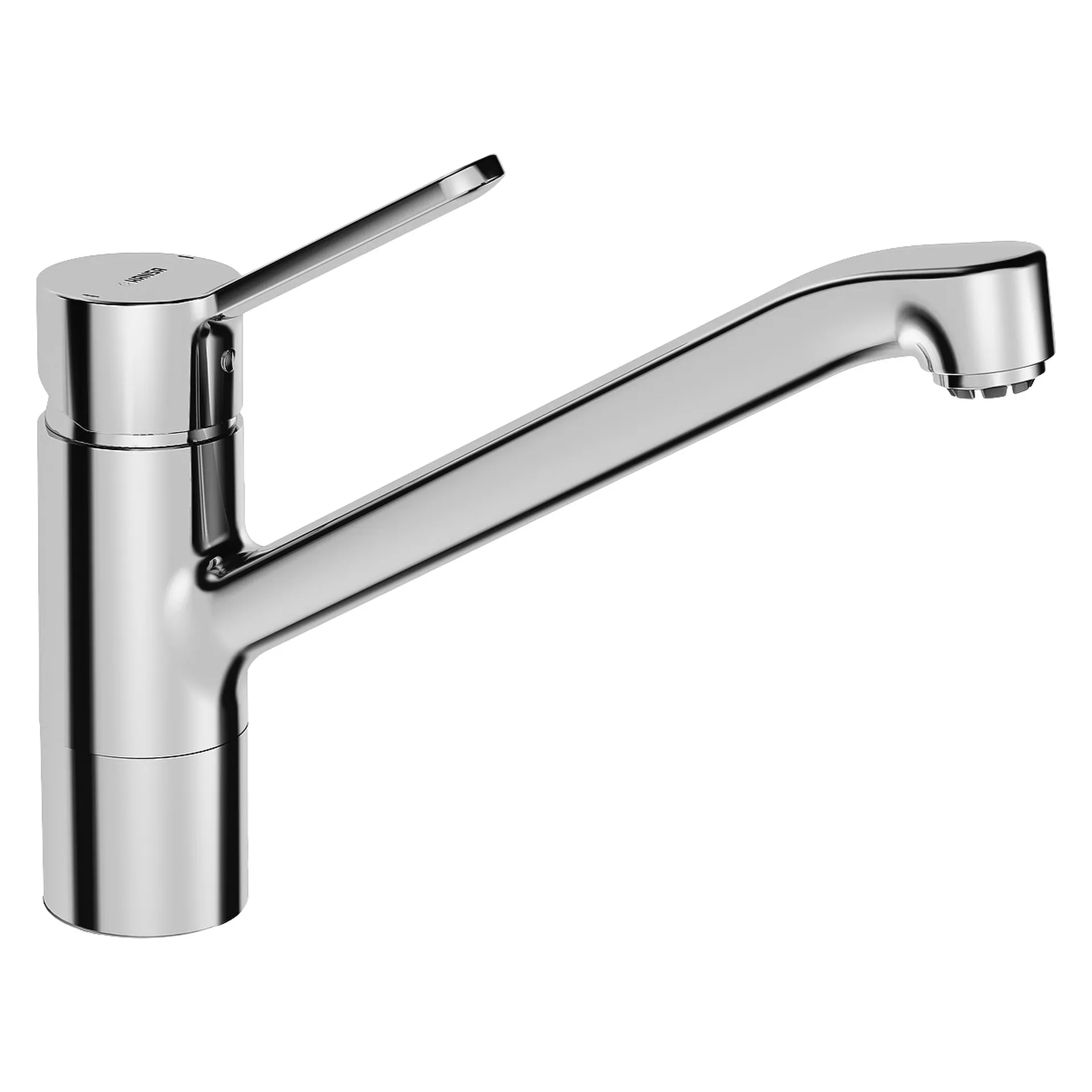 Hansa Einhand-Küchenarmatur Niederdruck „Primo“ Ausladung 210 mm in chrom