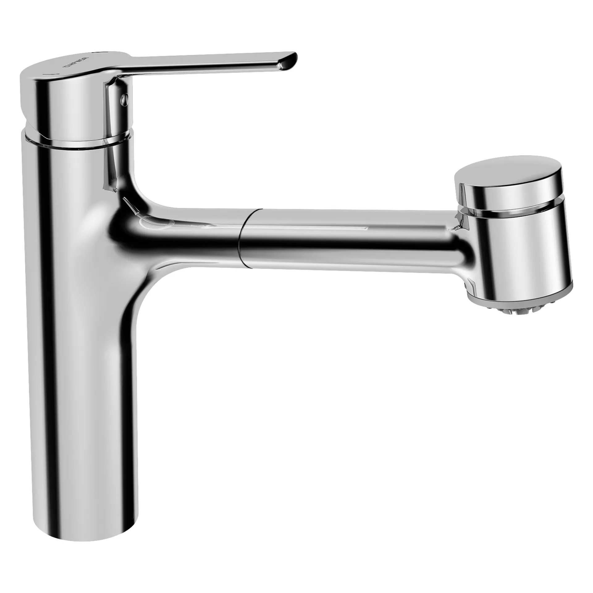 Hansa Einhand-Küchenarmatur Niederdruck „Ronda“ Ausladung 200 mm in chrom