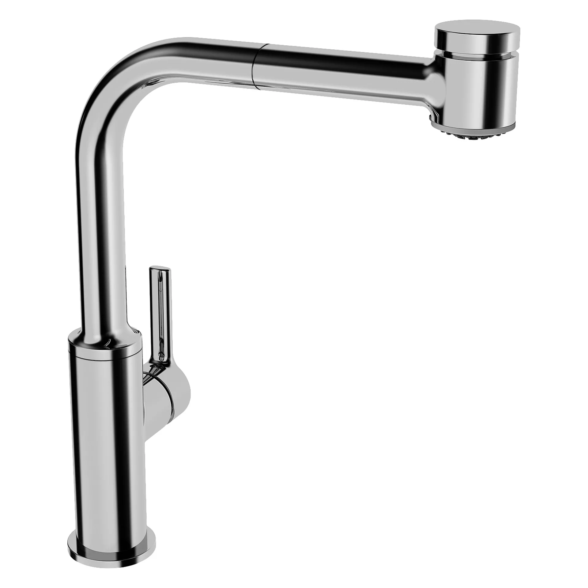 Hansa Einhand-Küchenarmatur Niederdruck „Ronda“ Ausladung 221 mm in chrom