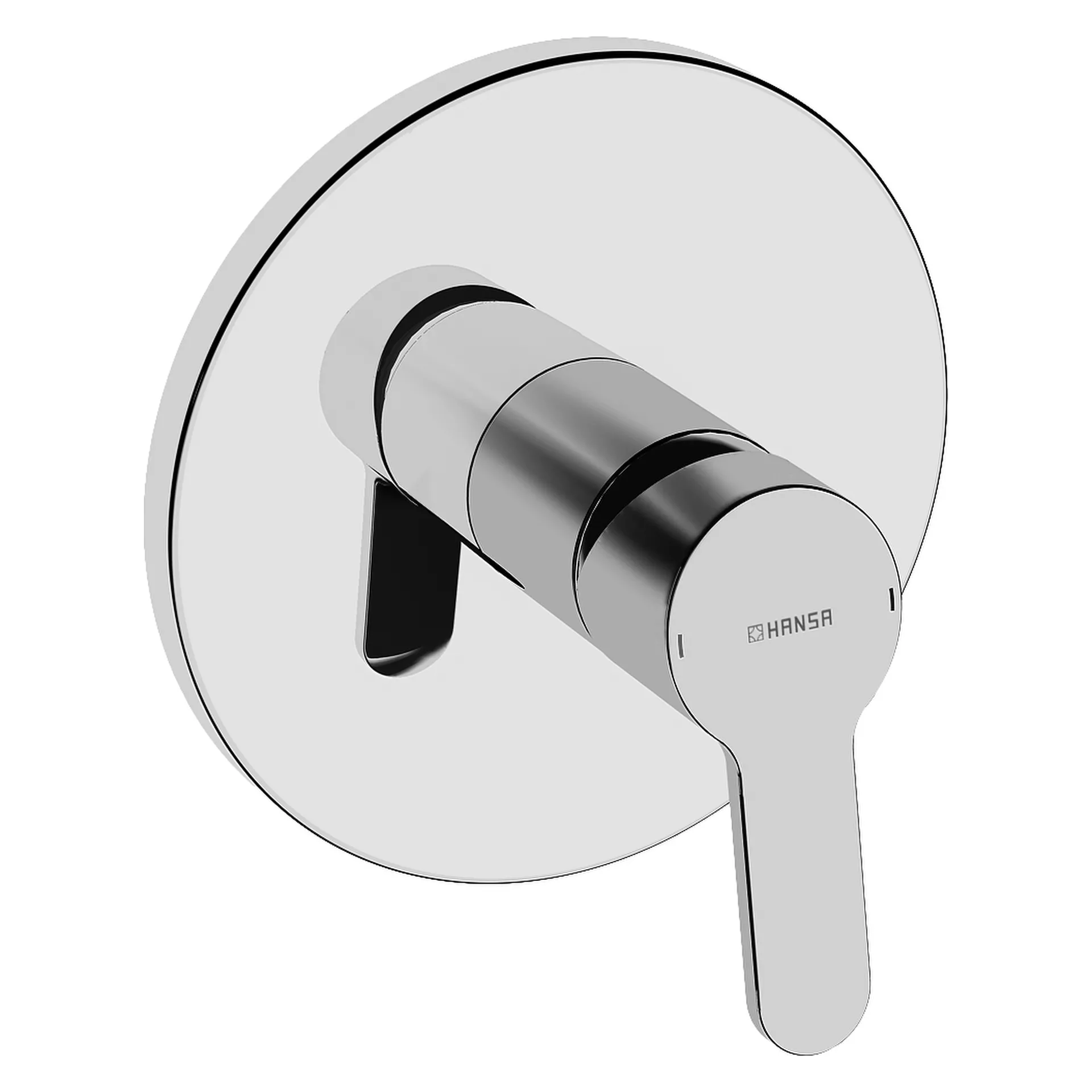 Einhebelmischer Fertigmontageset für Brausebatterie PRIMO 8991 Rosette rund Chrom