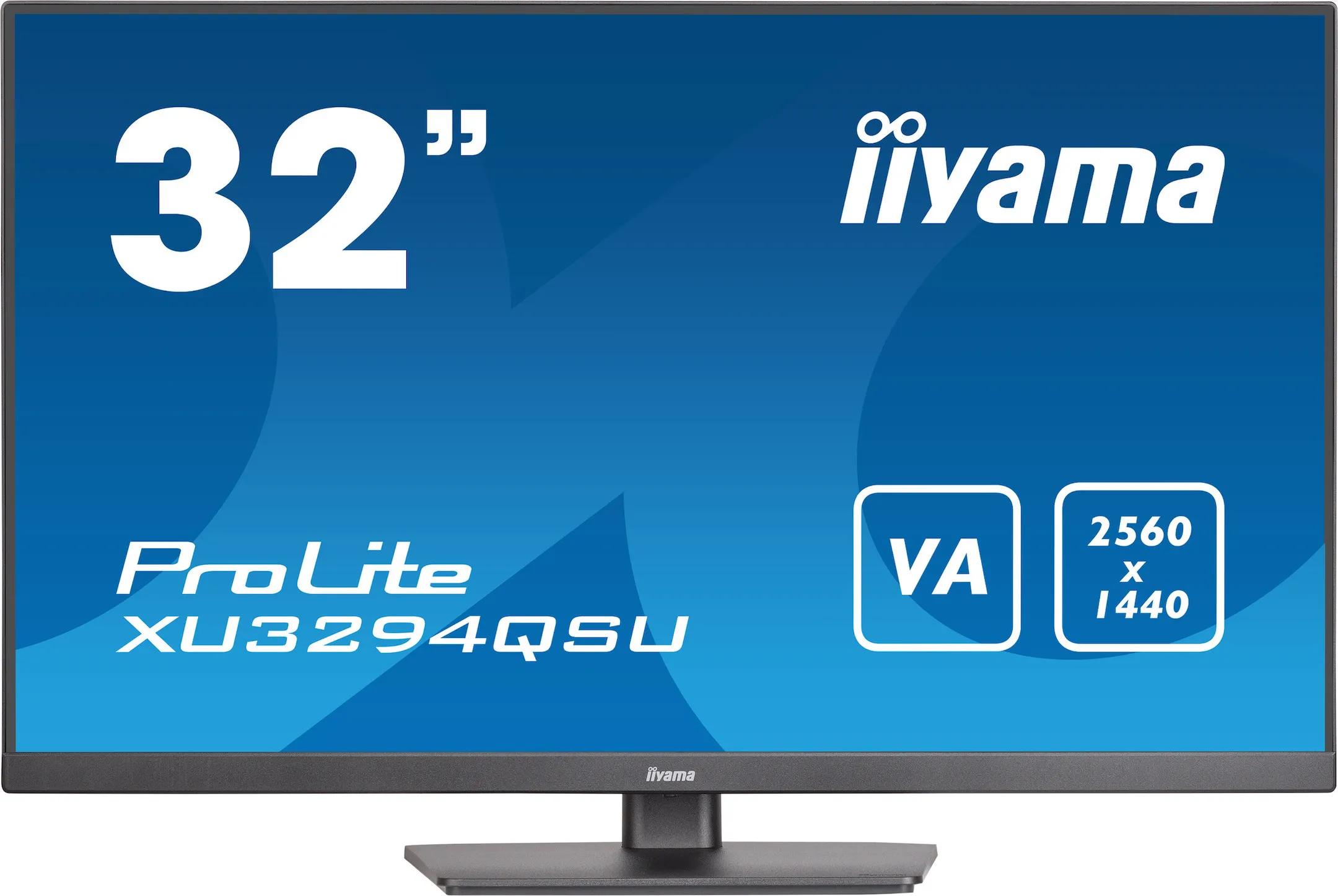 iiyama XU3294QSU-B1 32" VA Monitor, 2560 x 1440 QHD / WQHD, 75Hz, 4ms