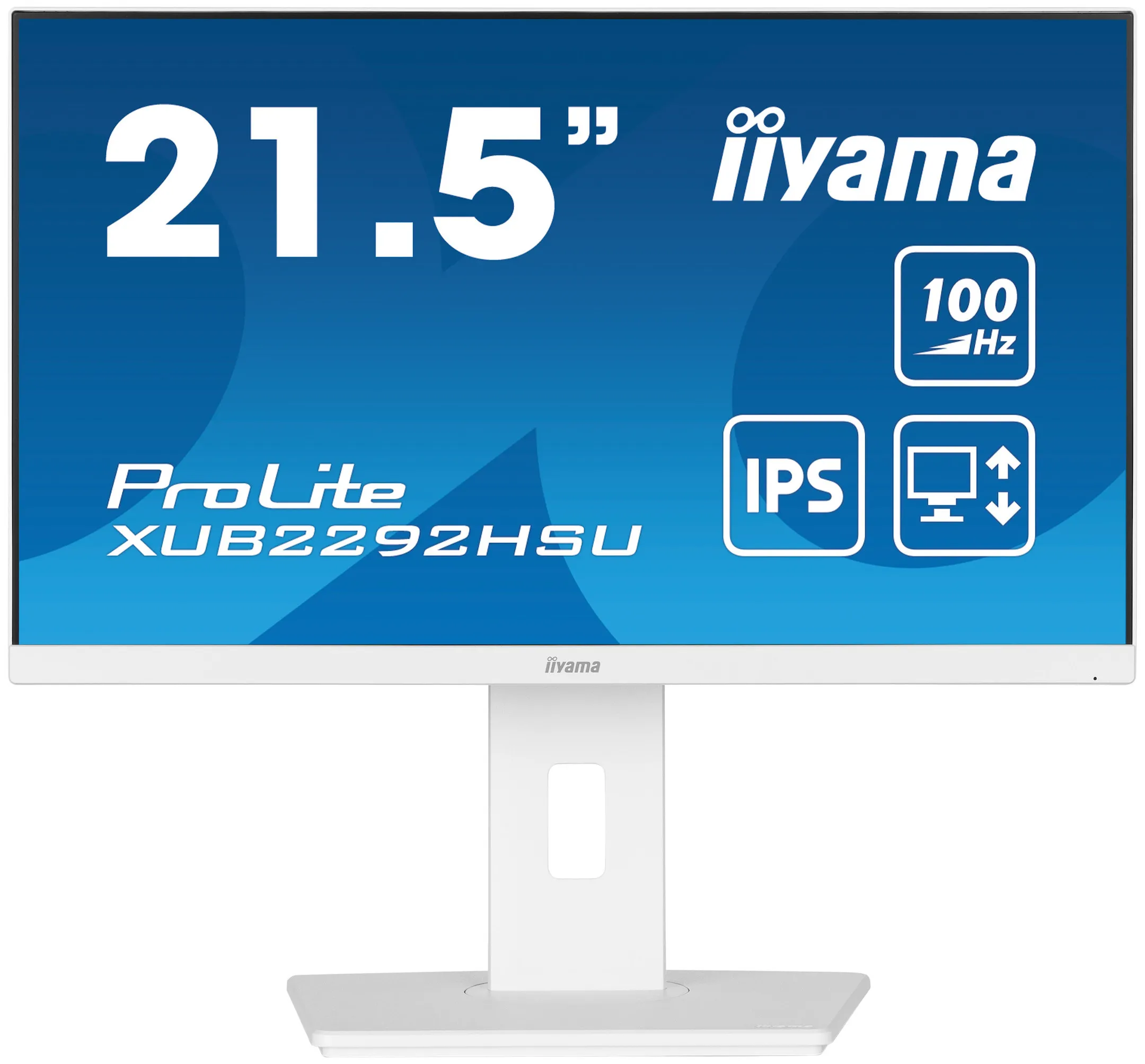 iiyama XUB2292HSU-W6 22" IPS Monitor, 1920 x 1080 Full HD, 100Hz, 1ms