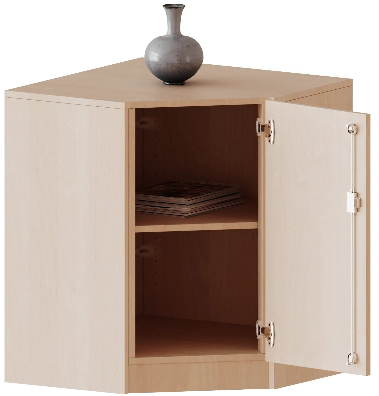 Inneneckschrank mit 2 Fächern, Höhe 82 cm - EVO180 Serie