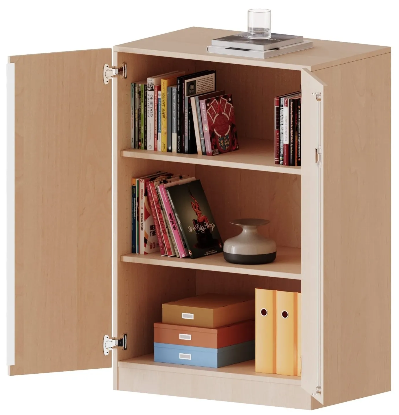 Schrank mit 3 Fächern, Höhe 118 cm - EVO180 Serie