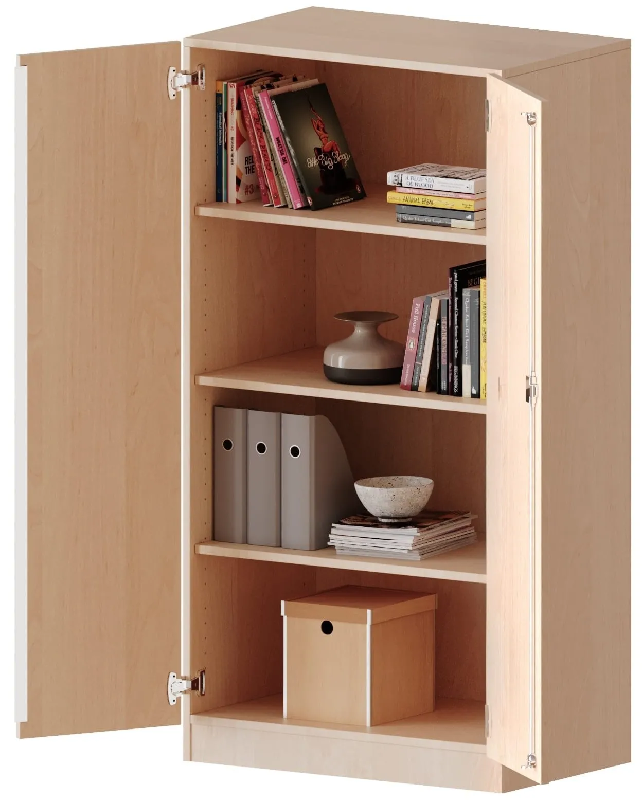 Schrank mit 4 Fächern, Höhe 154 cm - EVO180 Serie