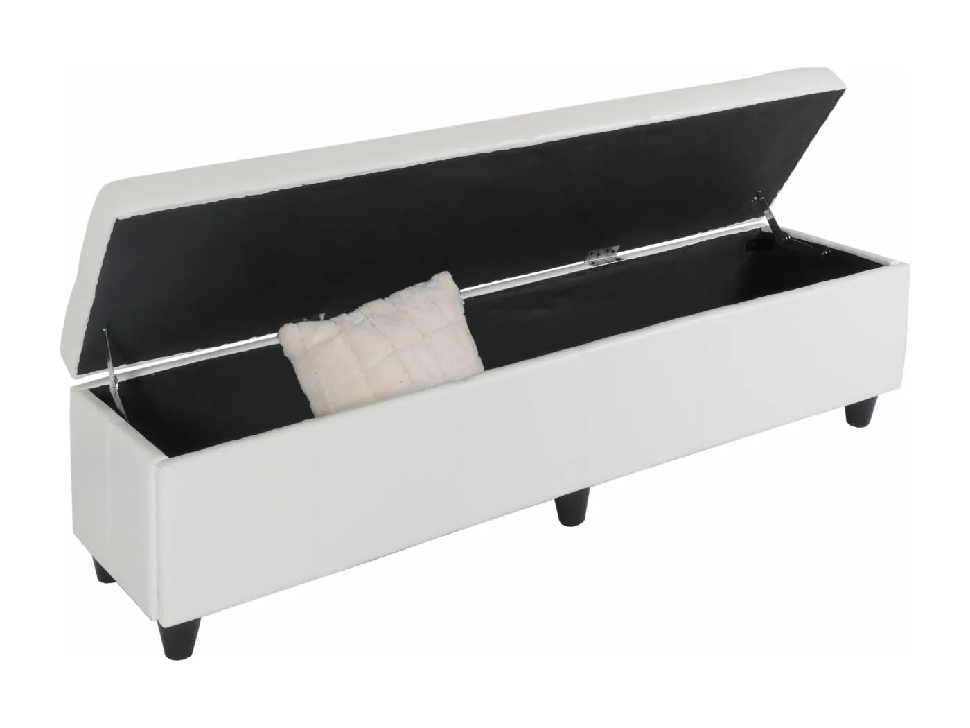 Aufbewahrungs-Truhe Arezzo XXL, Weiß