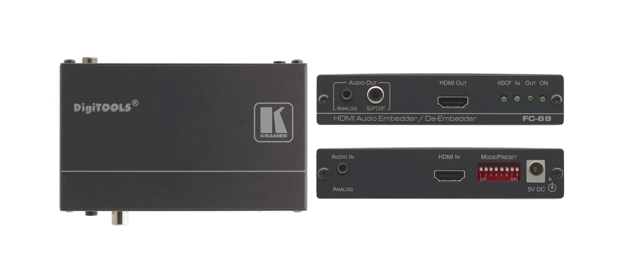 Kramer FC-69 HDMI-Audio Ein- und Auskoppler