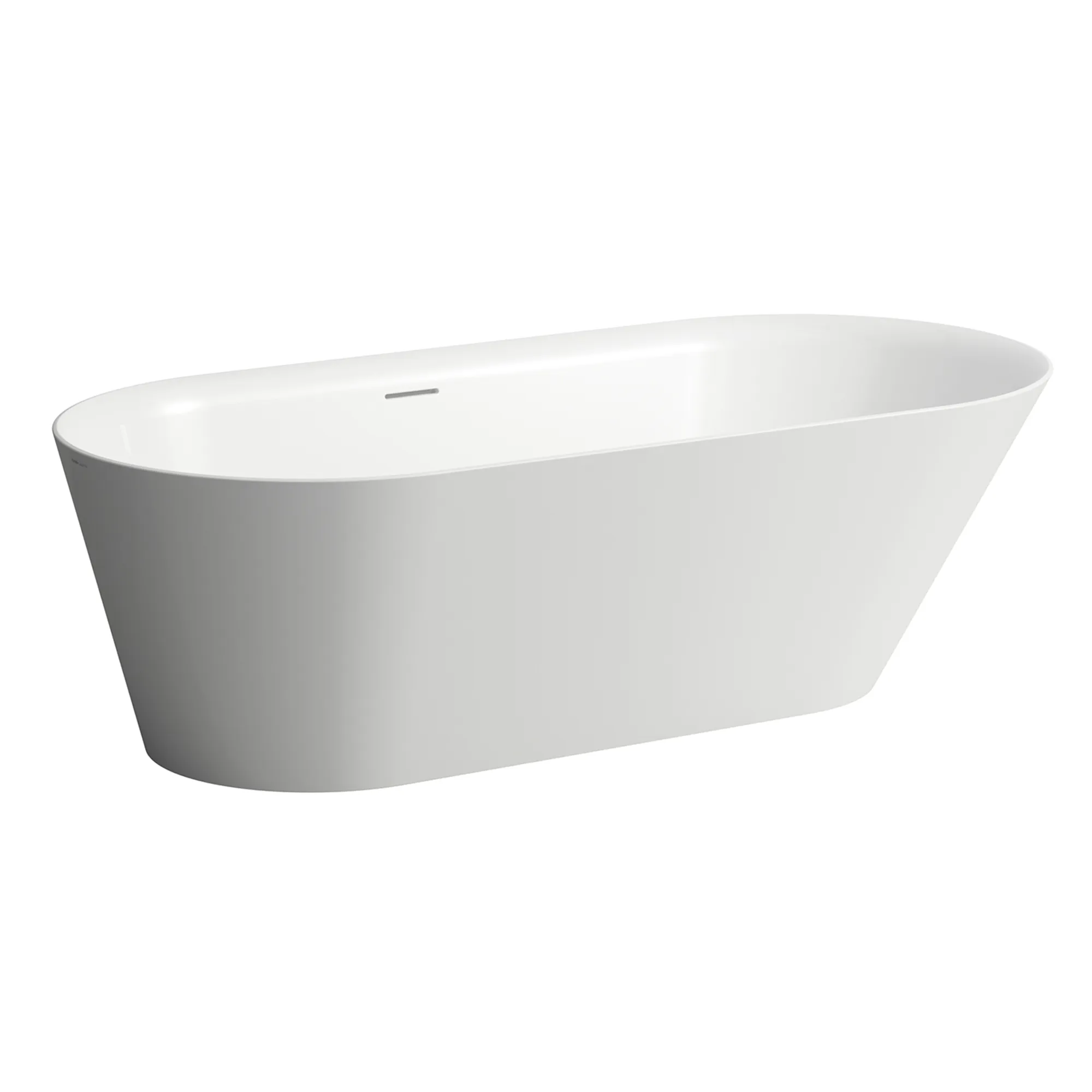 Laufen Badewanne „Kartell“ freistehend oval 171,5 × 81,4 cm in Weiß