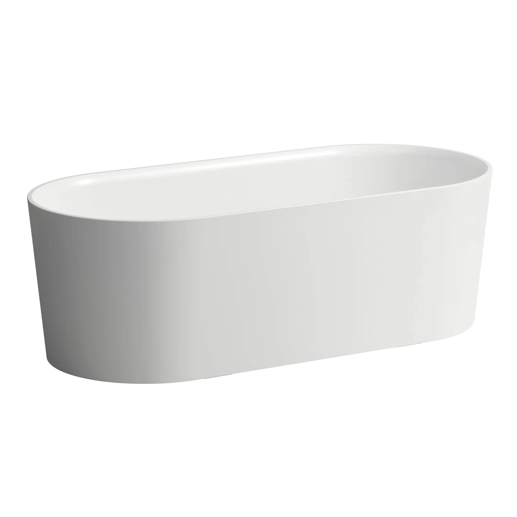 Laufen Badewanne „Val“ freistehend oval 1600 × 750 mm in Weiß