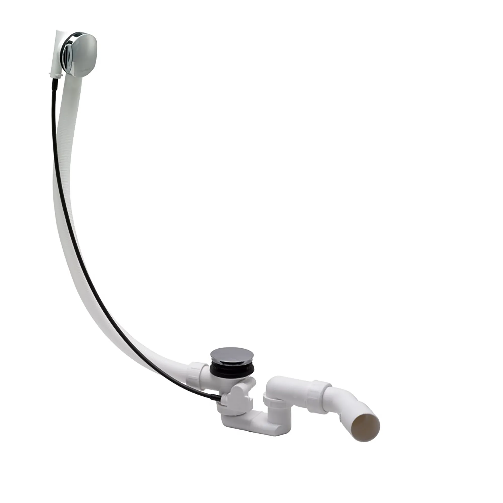 Ab- und Überlaufgarnitur chrom