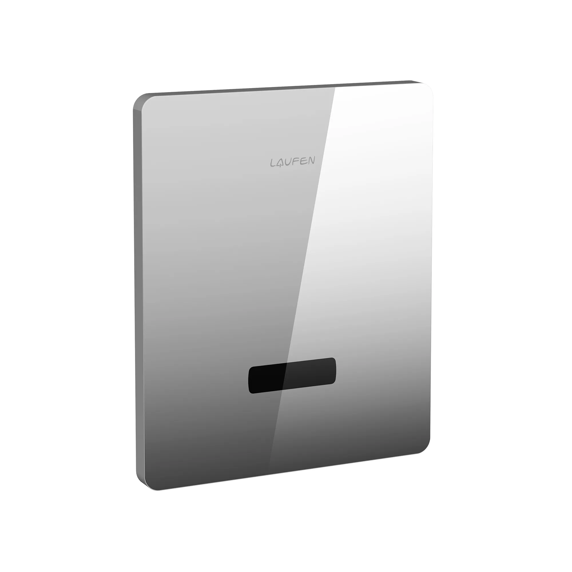 Urinalsteuerung 'SmartControl-U', Abdeckplatte mit Infrarot-Sensor und Montagerahmen, verchromt, mit magnetischem Ventil