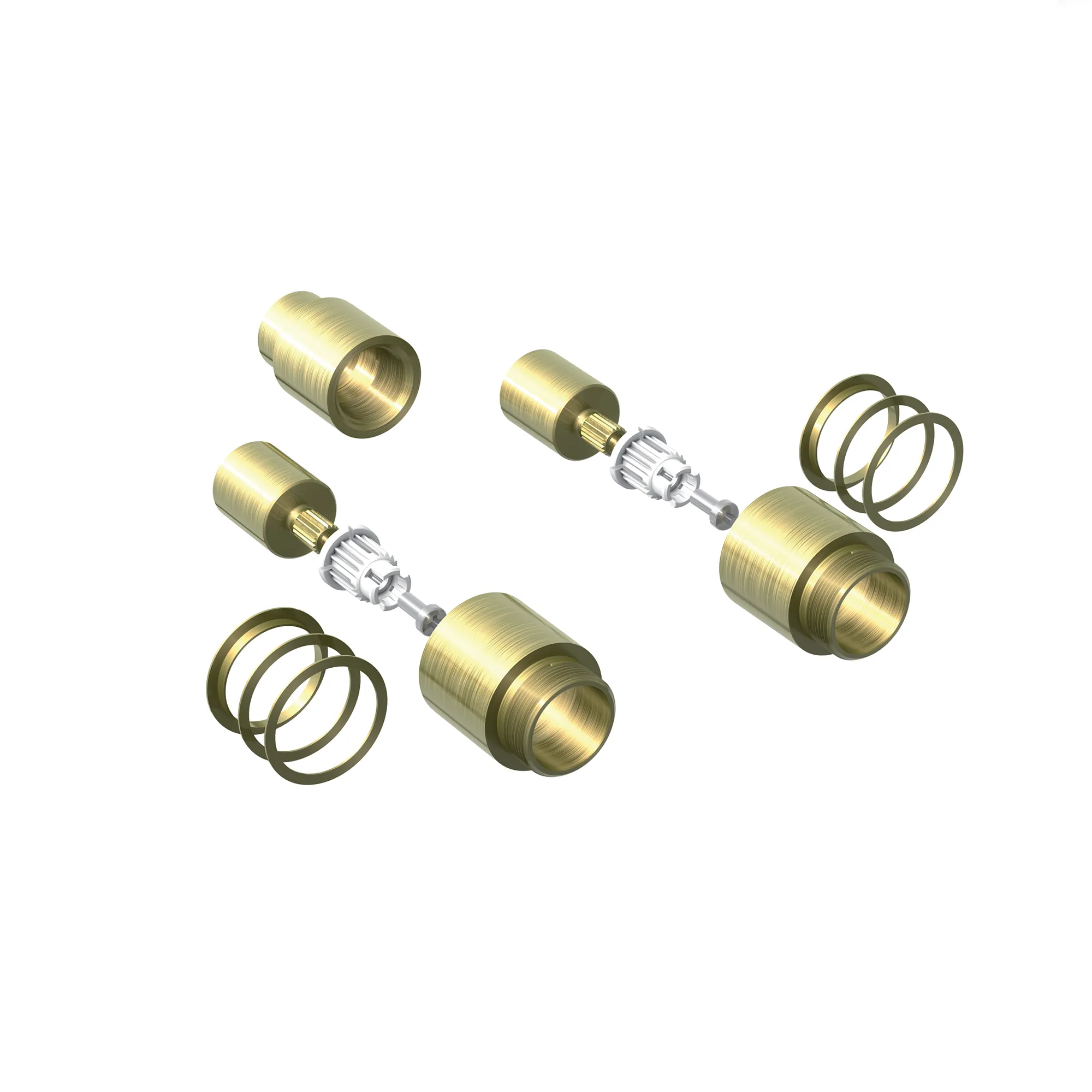 Verlängerungsset für 2-Griff-UP- Waschtischmischer L=25 mm