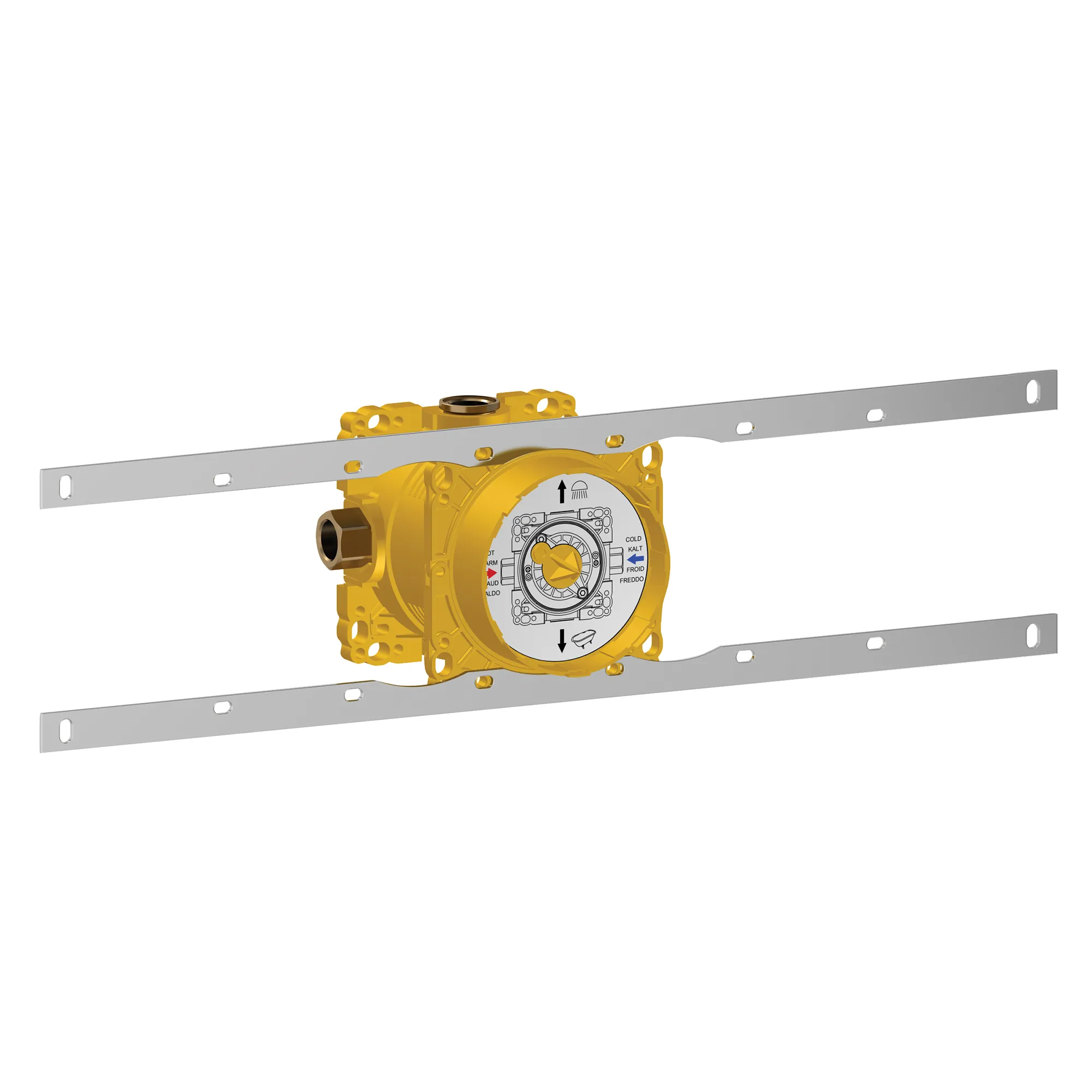 Montageflansch für SIMIBOX verwendbar als Montagehilfe oder Unterlegflansch bei Vorwandinstallation