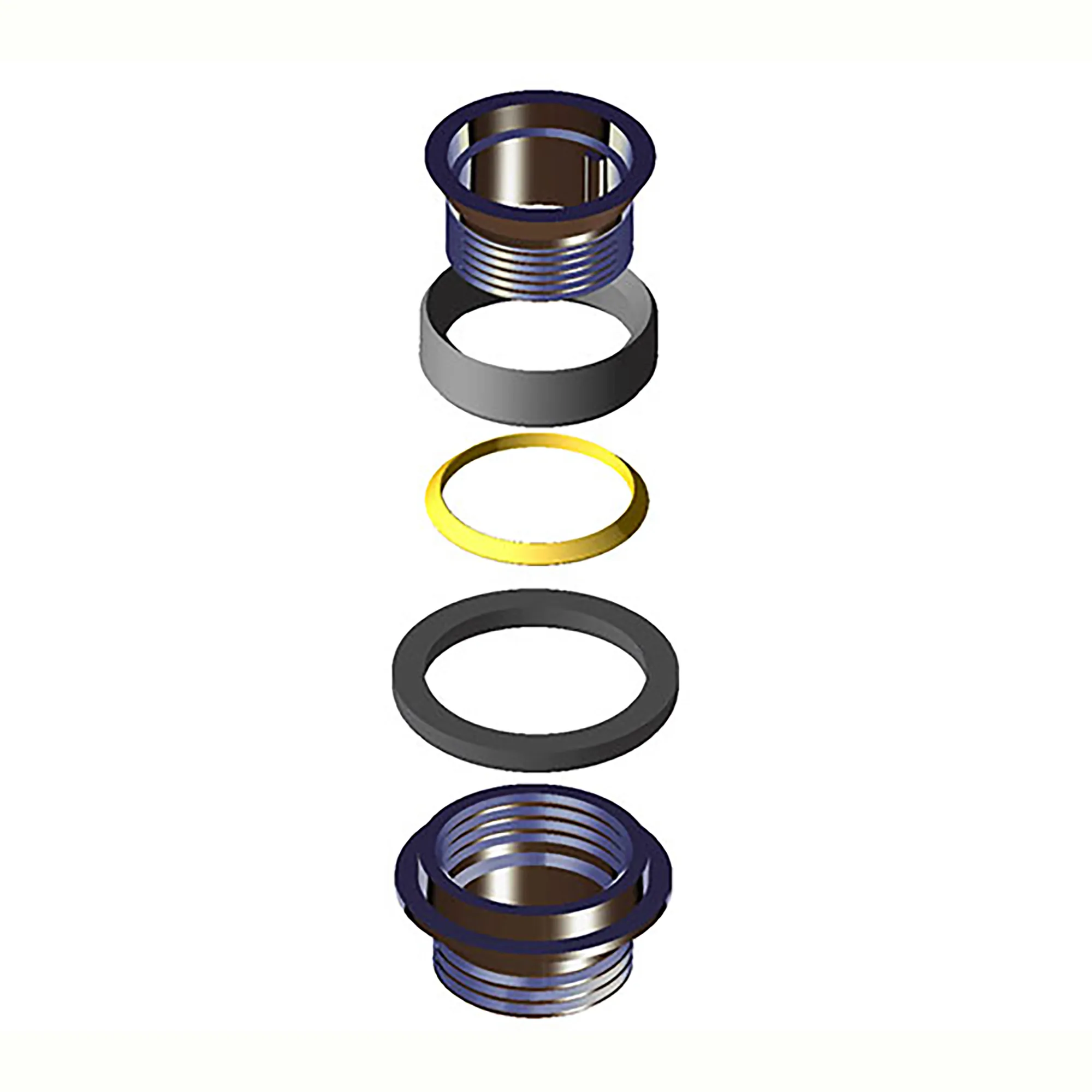 Ablaufventil mit Quetschmuffe für Waschtische Kartell • ohne Überlauf nicht verschließbar