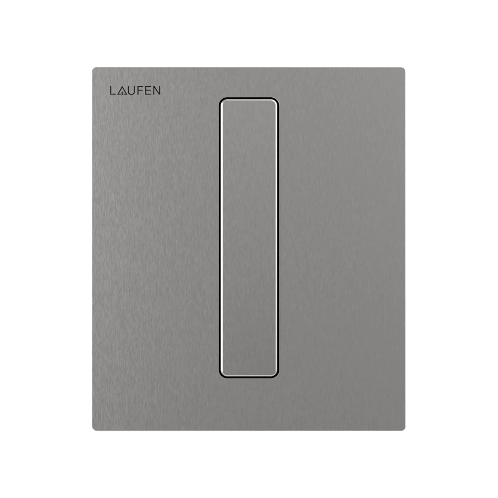 Urinal-Betätigungsplatte AU103 INEO, 125x145x10, aus Edelstahl gebürstet,für Unterputz-Urinalspülung, mit pneumatischem Urinal Kartuschenventil, mit Kartuschen-Filtersieb passend zu Installationselementen H940100