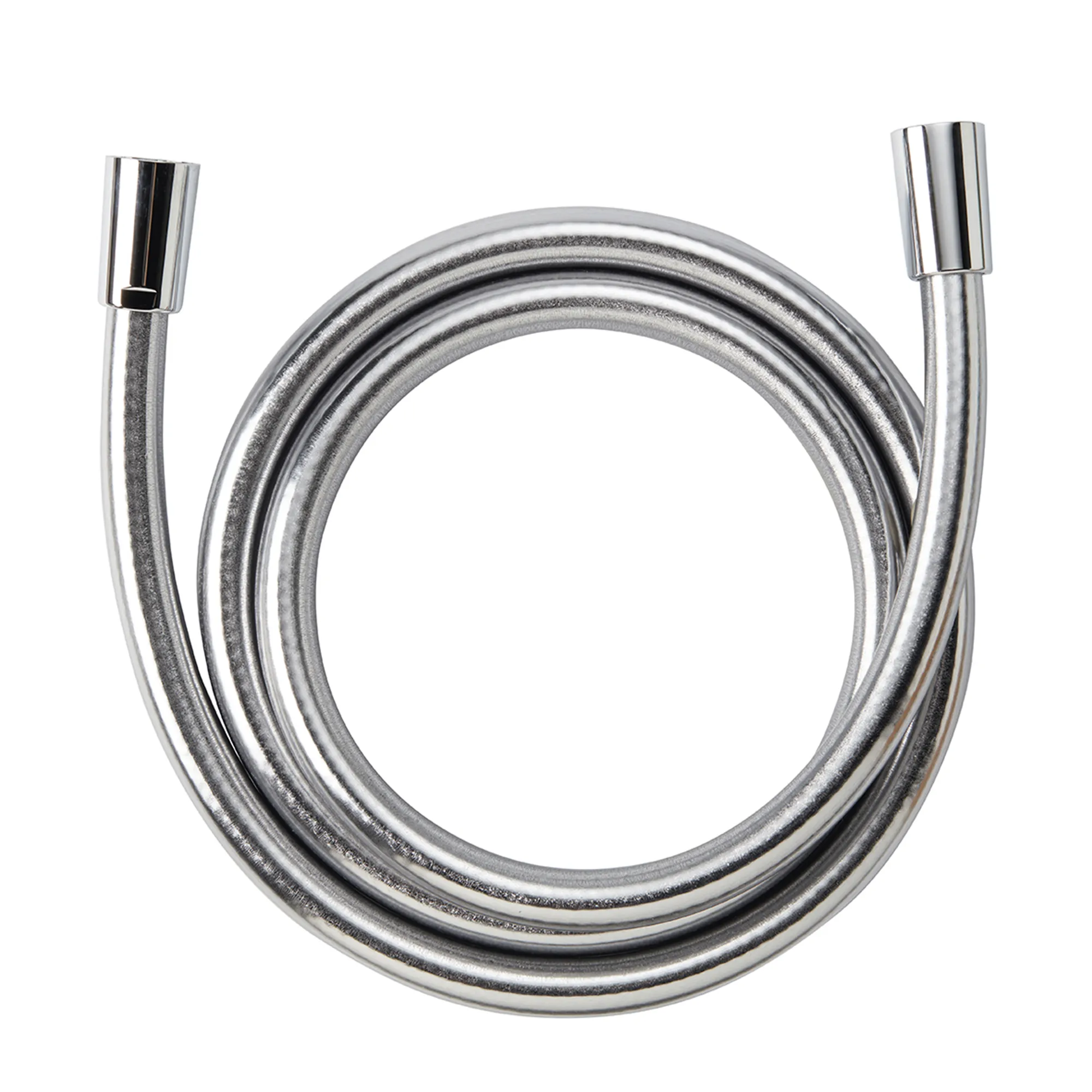 Kunststoff-Brauseschlauch Simiflex, mit Metalleffekt und drehbarer Verbindung, 1/2″ x 1/2″, Länge 600mm