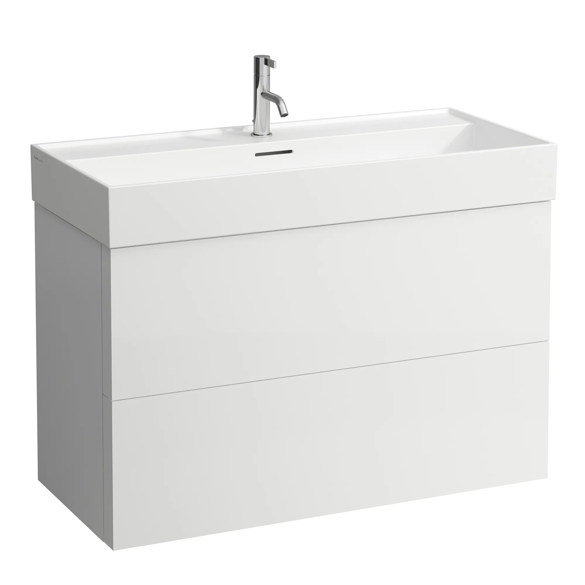 Laufen Waschtischunterbau „Kartell“ 450 × 600 × 985 mm Weiß matt