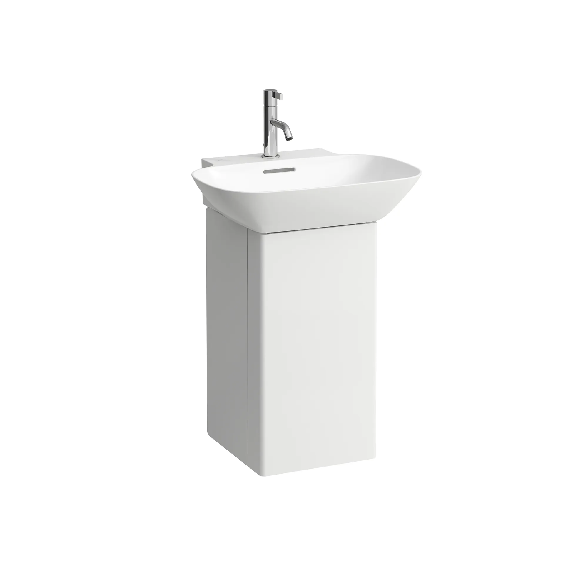 Laufen Waschtischunterbau „INO“ 340 × 605 × 320 mm Weiß matt, Anschlag links