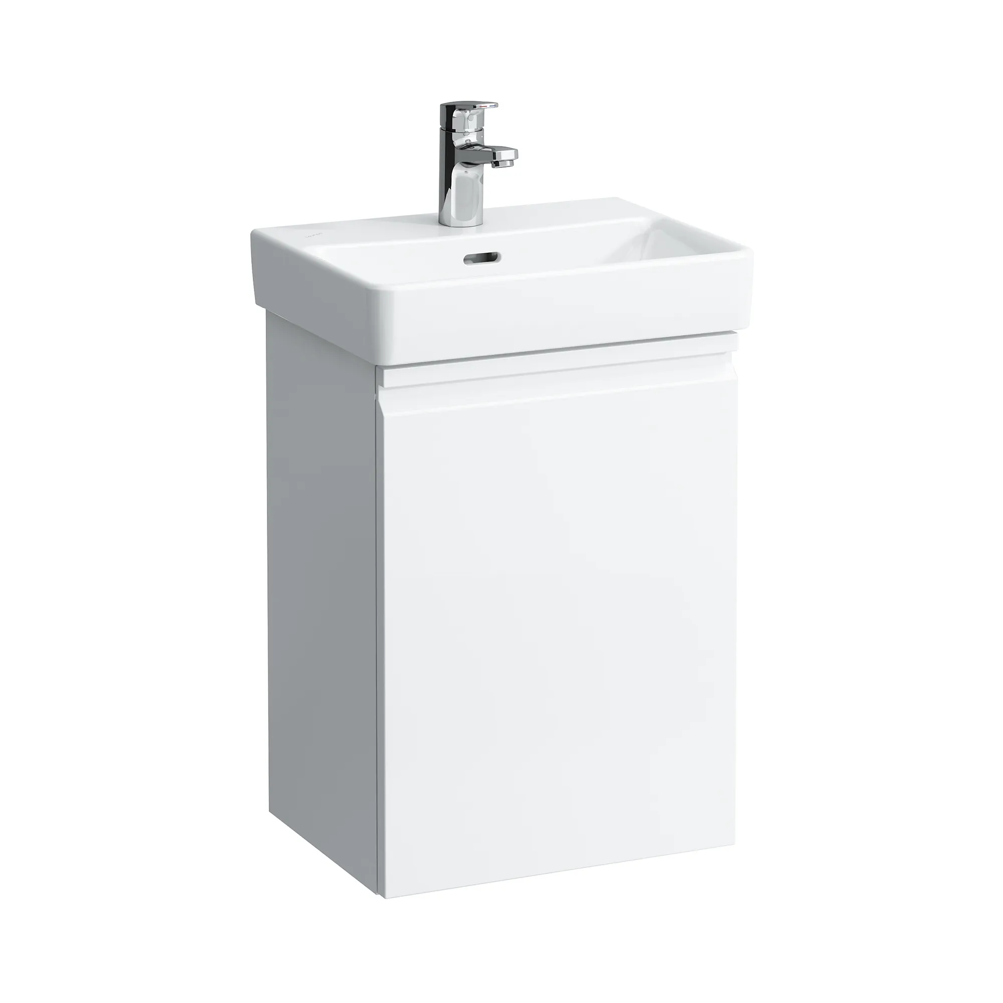 Laufen Waschtischunterbau „PRO S“ 415 × 580 × 321 mm Weiß glänzend, Anschlag links