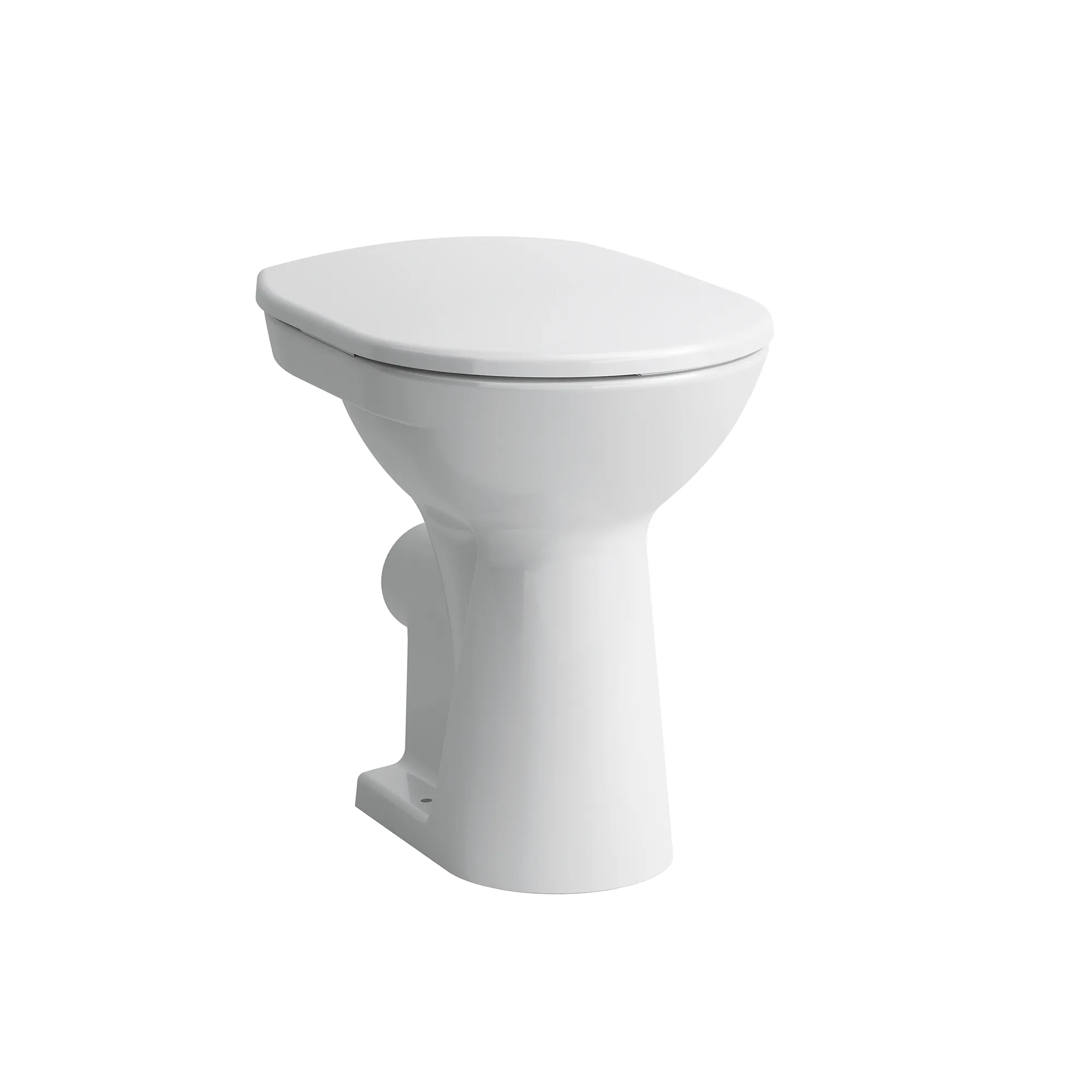 Laufen Stand-Tiefspül-WC Keramikhöhe 45 cm „Pro“ 360 × 450 × 470 mm in Weiß, Abgang waagerecht