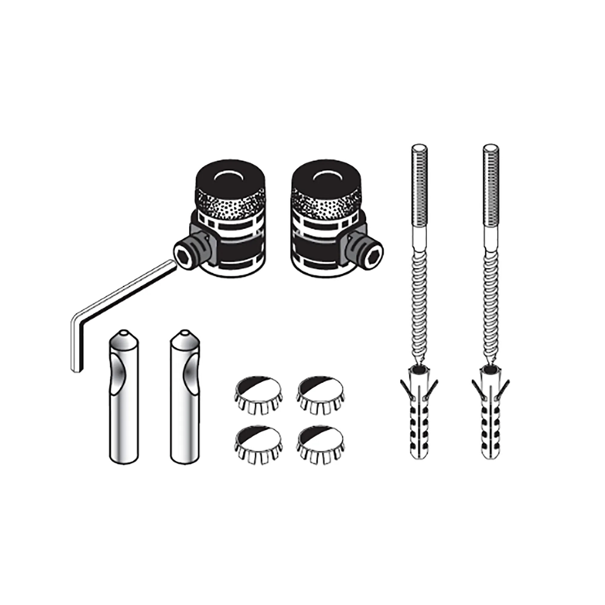 Boden-Befestigung M10 für Alessi H11972 Palomba H811803