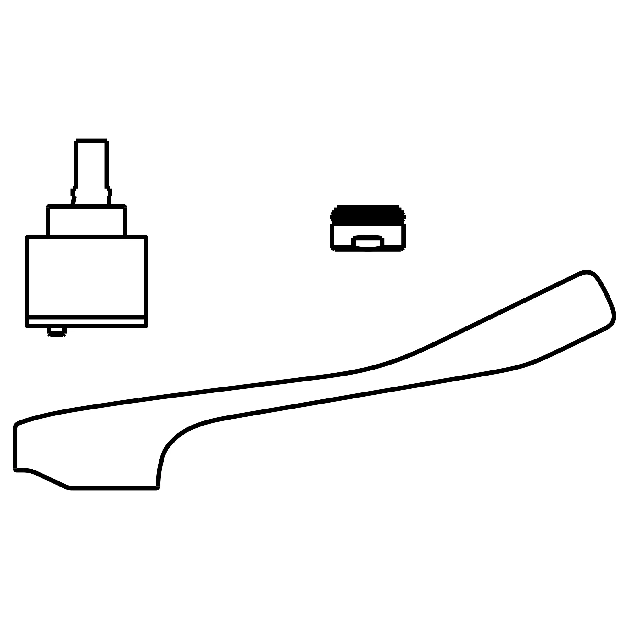 Umrüstset von Citypro zu Citypro Liberty inkl. Patrone F40, Griff Liberty und Laminar-Mischdüse chrom