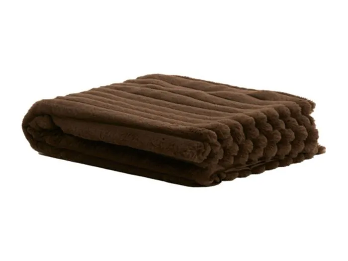 Plaid VAJEN - 170x130x0,5cm - Braun