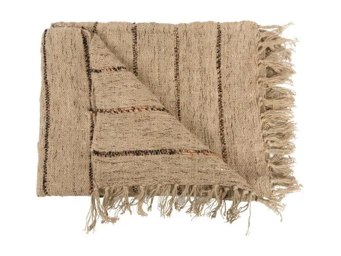 Das s'il vous Plaid - Beige Schwarz