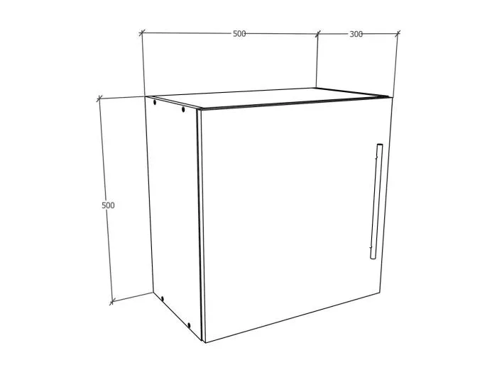 Wandregal Wandboard Wandschrank Würfel Arila M