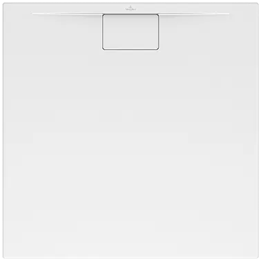 Villeroy & Boch quadrat Duschwanne „Architectura MetalRim“ 90 × 90 cm ohne Oberflächenbeschichtung, in Weiß Alpin