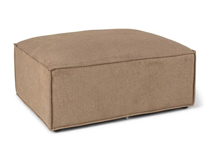 Box Pouf beige, braun.