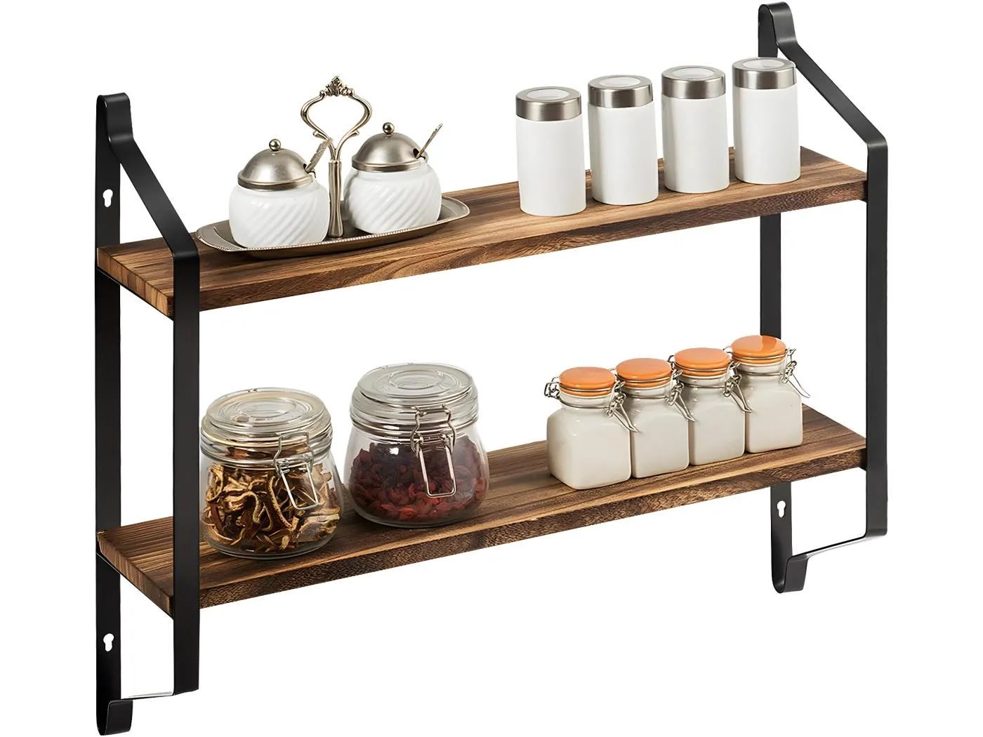 2 Ebenen Schweberegal Wandregal