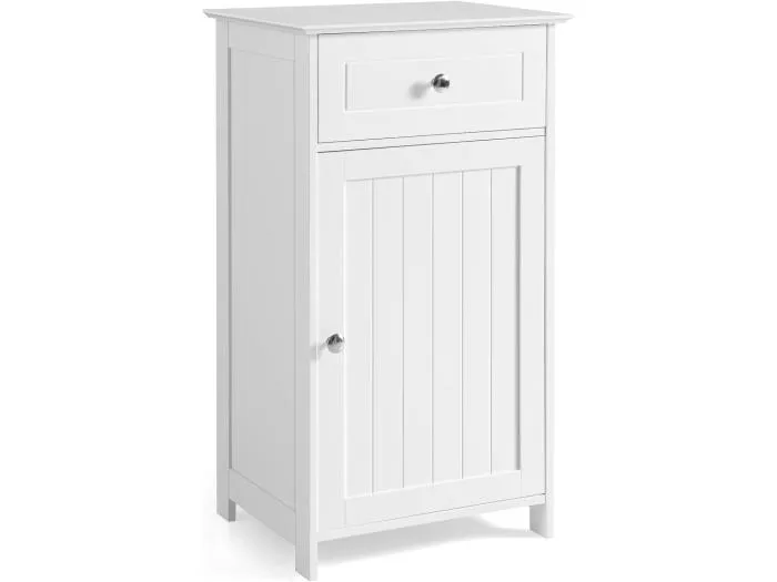 Badezimmerschrank mit Schublade + Tür