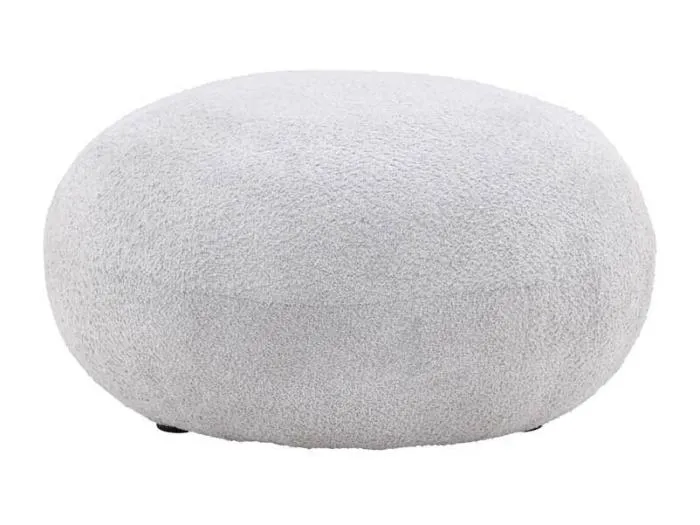 Bologna Pouf hellgrau.