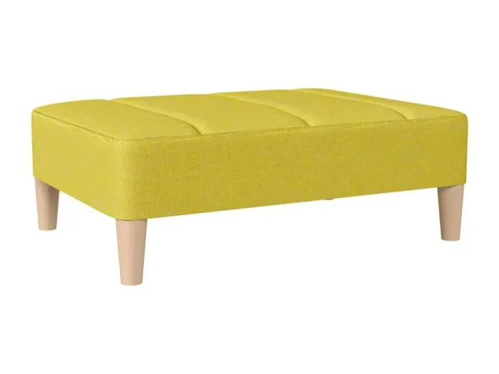 Basile-Olivier Fußhocker Grün 78x56x32 cm Stoff