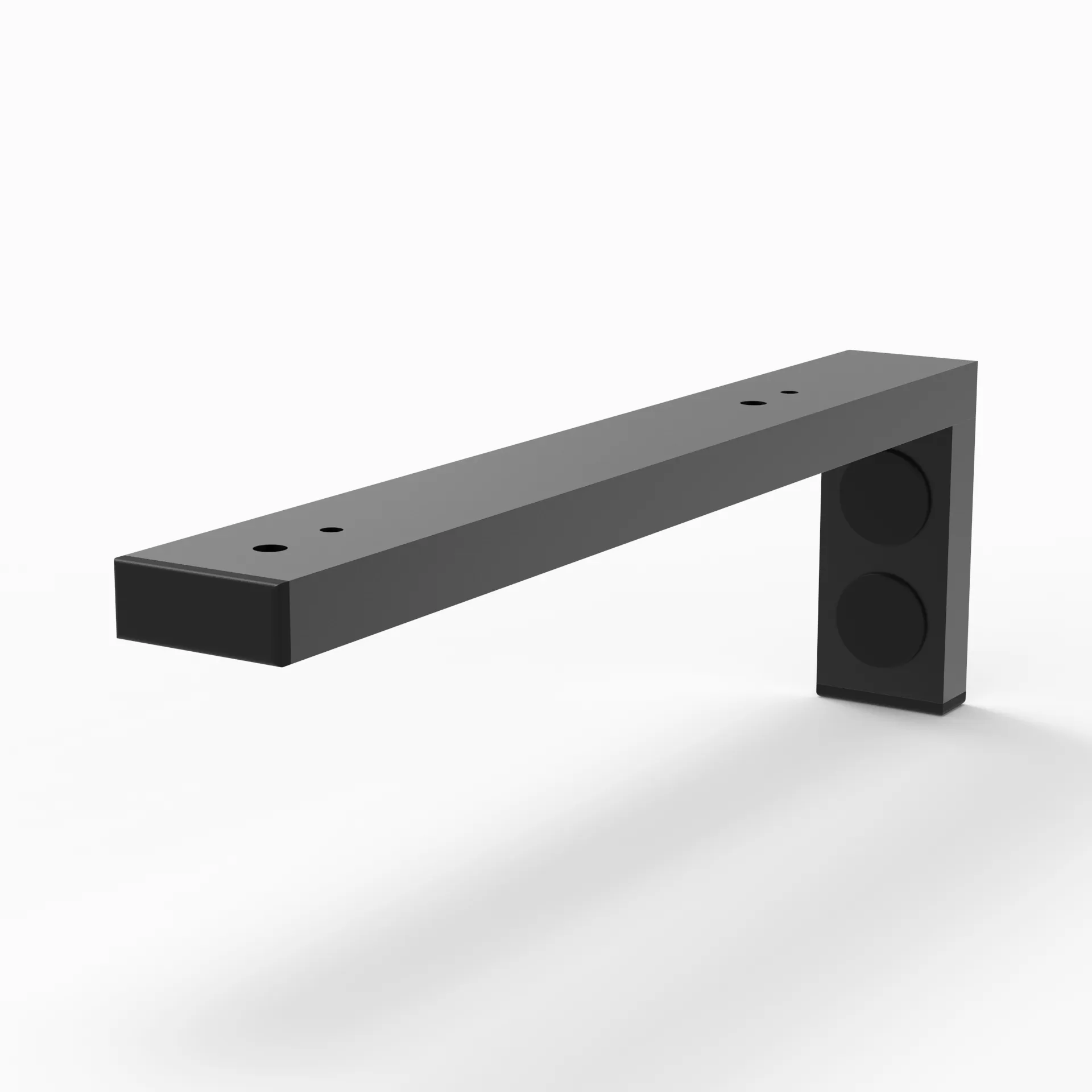 Design-TragekonsoleSchwarz-Matt