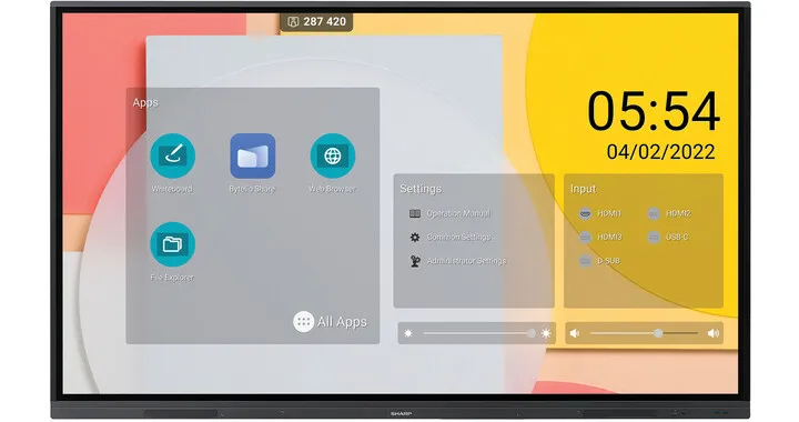 Sharp PN-L752B 75" Touch Display