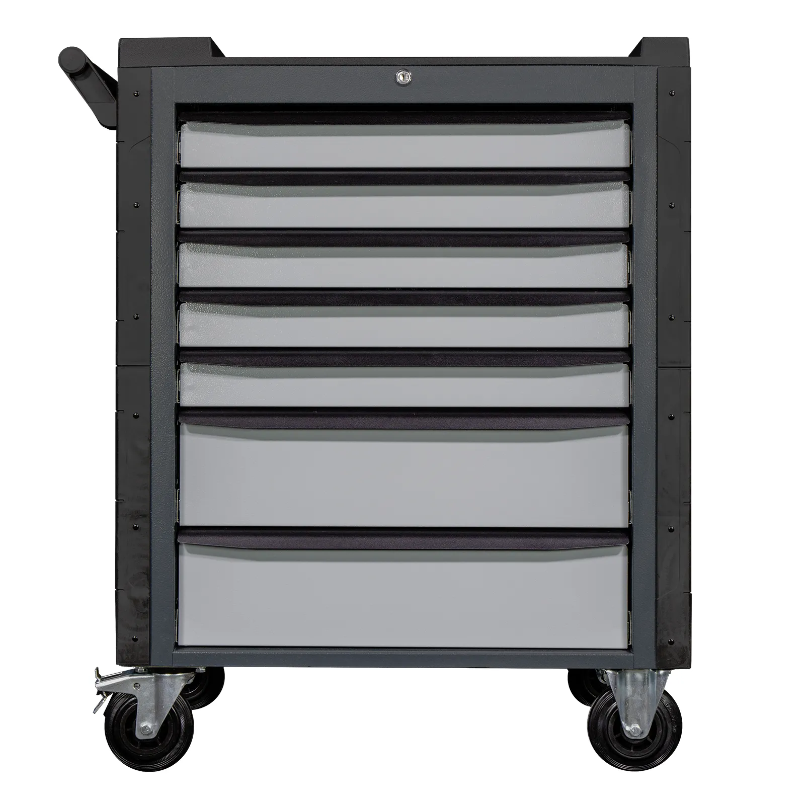 Werkstattwagen Cheetah Plus + 190-tlg. Werkzeugset | 7 Schubladen | HxBxT 98,5x75x47,5cm | Anthrazitgrau/Silbergrau