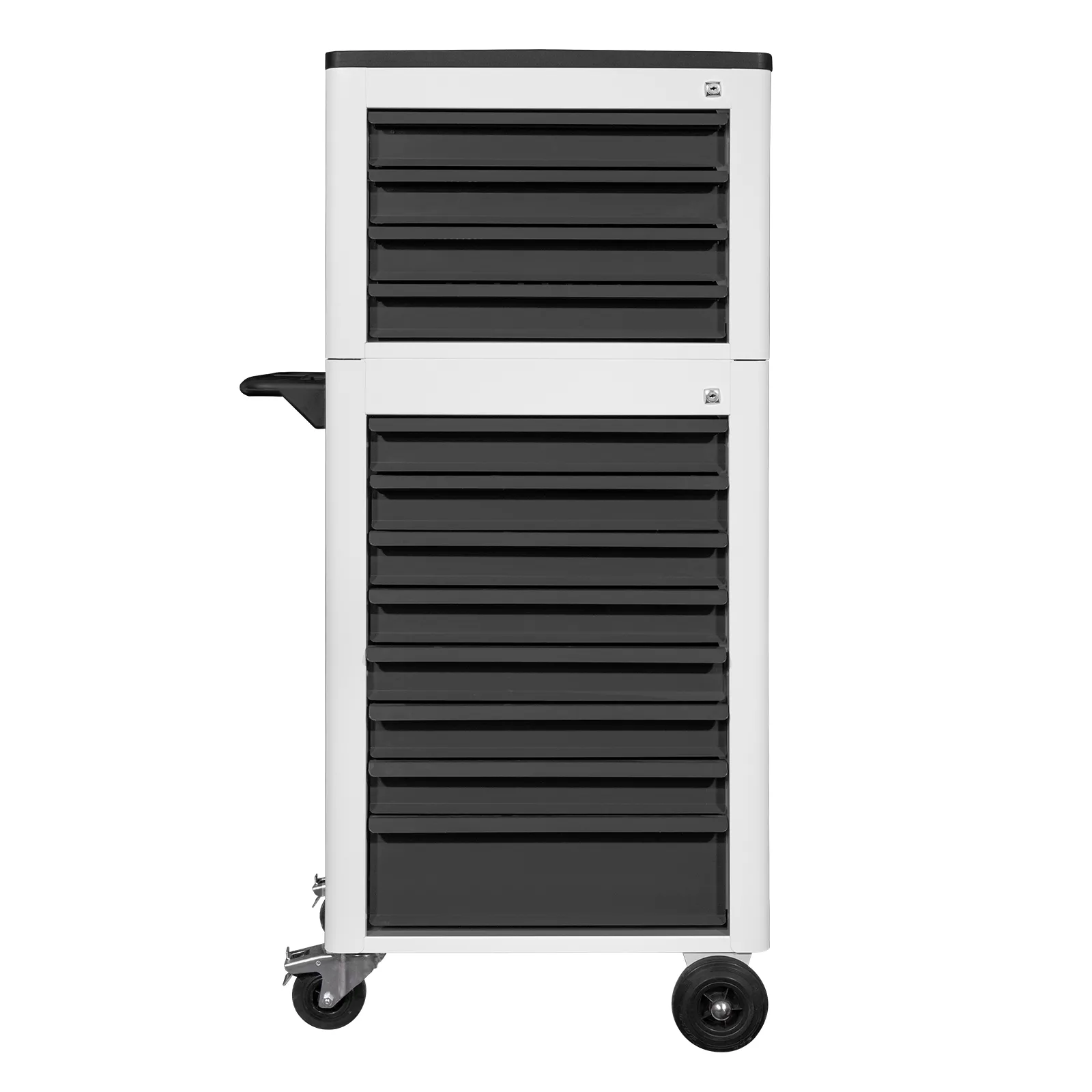 Werkstattwagen mit Werkstatttruhe Cheetah | 12 Schubladen | HxBxT 140x61x45cm | Lichtgrau/Anthrazitgrau
