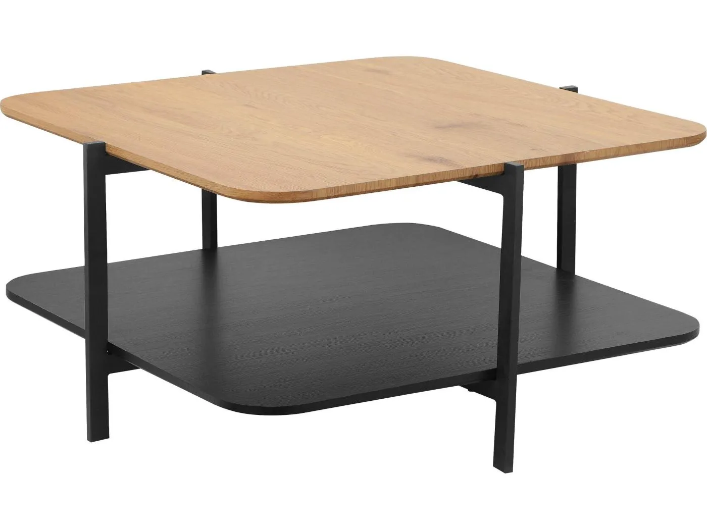 Aros Couchtisch Eiche Schwarz