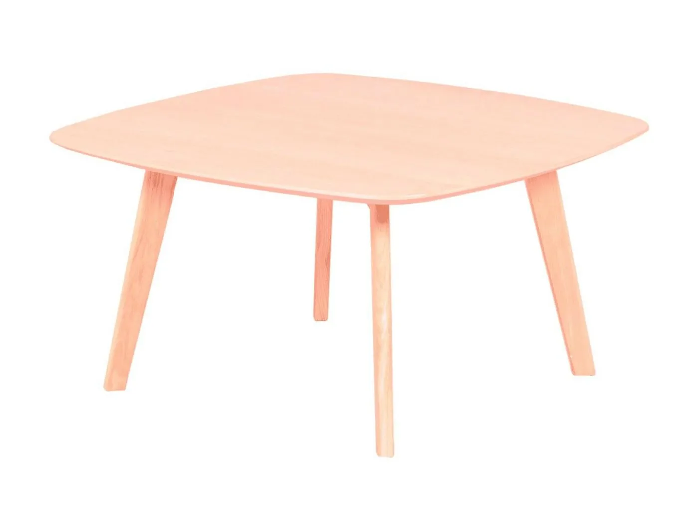 Quadratischer Beistelltisch aus Eichenholz (80x80) - Northpole - Eiche